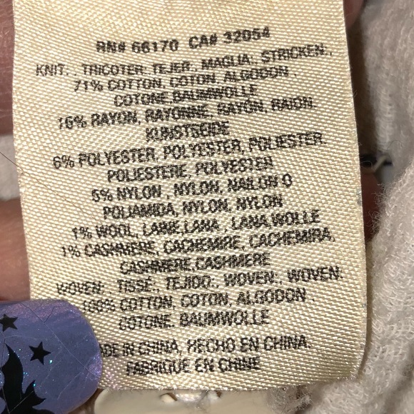 Anthropologie Knitted & Knotted sweater cardigan cashmere wool Size M - Picture 7 of 8